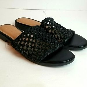 Universal Thread Ellen Black Sandal slides 8